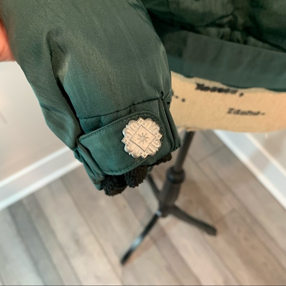 NILS Ski Snowboard Jacket Vintage Skiwear Size 12 Removable Fur Collar Sleeves - Picture 6 of 14